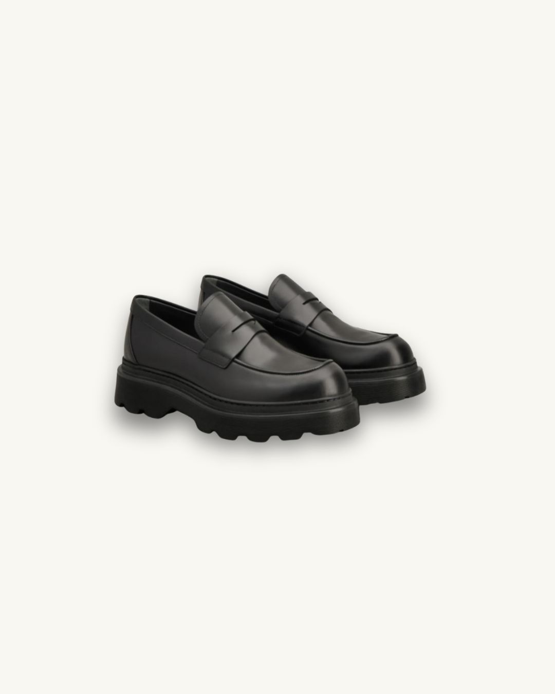 Black Chunky Loafer